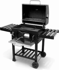 Alice's Garden Houtskool BBQ Bernard - Smoker - Verstelbare Houtskoolbak - Zwart -Woonkeuken Winkel 1014x1200 2
