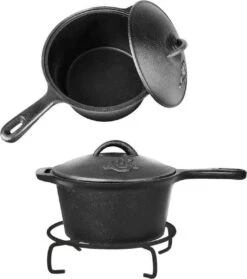 EL Fuego Dutch Oven Set Gietijzer 7-delig 16 EL Fuego Dutch Oven Set Gietijzer 7-delig -Woonkeuken Winkel 1063x1200