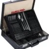 Swiss Pro+ Bestekset In Koffer-72 Delig-12 Persoons-Zwitsers Kwaliteit-Complete Set-100% Roestvrijstaal- Zwart -Woonkeuken Winkel 1075x1200 2