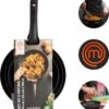 Masterchef Koekenpannen | Koekenpannenset 3 Stuks | Ø 20, 24 En 28 Cm | Geschikt Voor Verschillende Warmtebronnen | Inductie, Elektrisch, Gas En Keramisch Pannenset | Braadpannen | Vrij Van PFOA -Woonkeuken Winkel 1138x1200 1