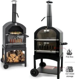 MaxxGarden Pizza Oven Buiten - Houtskool – Incl. Pizzasteen - 45x65x158cm 12 MaxxGarden Pizza Oven Buiten - Houtskool – Incl. Pizzasteen - 45x65x158cm -Woonkeuken Winkel 1146x1200 2