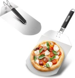 Bighorn Pizzaschep Voor BBQ En Oven-Inklapbare Handgreep -Pizzasnijder- Edelstaal -geschikt Als Broodschep En Ovenschep - SRPT01 -Woonkeuken Winkel 1163x1200 5