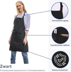 Schortenwinkel - Professioneel Keukenschort - Kookschort - Horeca - Zwart 10 Schortenwinkel - Professioneel Keukenschort - Kookschort - Horeca - Zwart -Woonkeuken Winkel 1180x1200 1