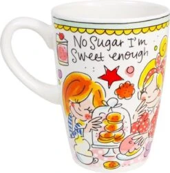 Blond Amsterdam Even Bijkletsen Beker XL 500 Ml - Mint Rand 9 Blond Amsterdam Even Bijkletsen Beker XL 500 Ml - Mint Rand -Woonkeuken Winkel 1183x1200 1