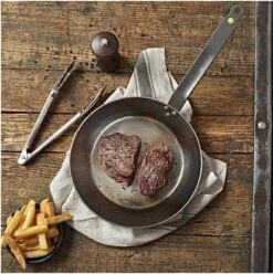 DeBuyer Mineral B Element Koekenpan - Zilver - Rond - Ø 28 Cm -Woonkeuken Winkel 1195x1200