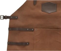 Old West BBQ Schort Barbecue Schort Leer - Cognac Bruin -Woonkeuken Winkel 1200x1001 1