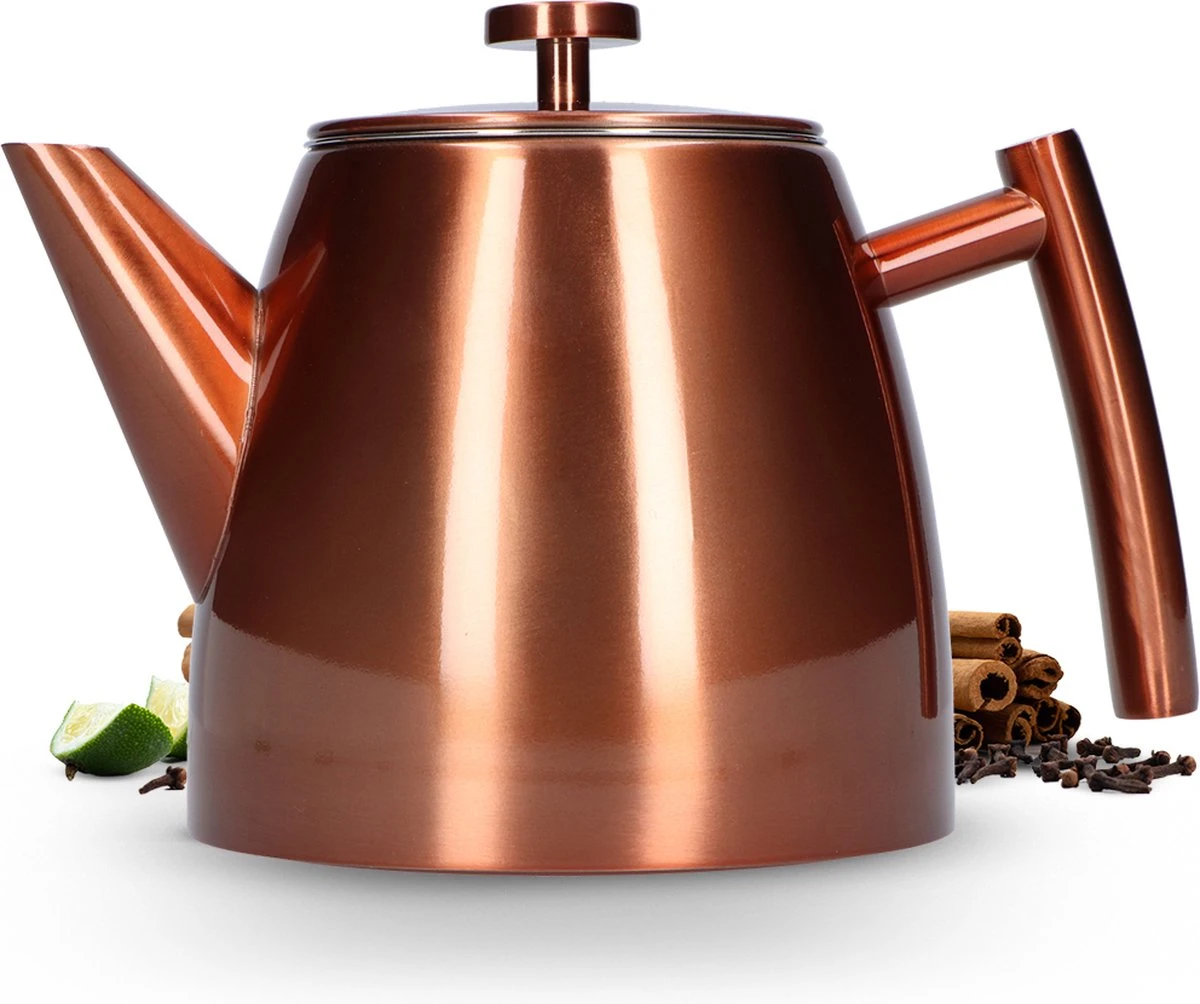 Vaja® Theepot Juliette Rosé Dubbelwandig 3 Vaja® Theepot Juliette Rosé Dubbelwandig