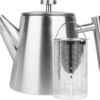 Castagnola Theepot Met Filter – Theekan – Theepot Dubbelwandig – Theepot Roestvrijstaal – Hoogwaardig RVS – 1 Liter – 5 Kopjes Thee – Zilver 1 Castagnola Theepot Met Filter – Theekan – Theepot Dubbelwandig – Theepot Roestvrijstaal – Hoogwaardig RVS – 1 Liter – 5 Kopjes Thee – Zilver -Woonkeuken Winkel 1200x1034 2