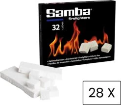 Samba Aanmaakblokjes Wit - Kerosine - 896 Stuks - Omdoos -Woonkeuken Winkel 1200x1038 3