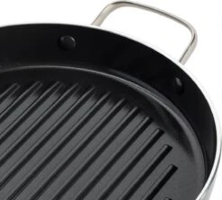 Dagelijkse Kost Keramische Grillpan - Ø28cm - PFAS-vrij - 2 Grepen 18 Dagelijkse Kost Keramische Grillpan - Ø28cm - PFAS-vrij - 2 Grepen -Woonkeuken Winkel 1200x1081