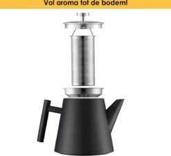 Silberthal - Theepot Met Filter - 1 L - RVS Dubbelwandig - Zwart - Cadeau 13 Silberthal - Theepot Met Filter - 1 L - RVS Dubbelwandig - Zwart - Cadeau -Woonkeuken Winkel 1200x1091 1