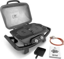 Burnhard Draagbare 2-Branders Gasbarbecue - Afdekhoes - BBQ Wayne -Woonkeuken Winkel 1200x1099 1