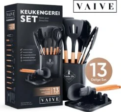 VAIVE Kookgerei Set 13-delig Met Houder - Keukengerei Set - Garde - Spatel Silicone 15 VAIVE Kookgerei Set 13-delig Met Houder - Keukengerei Set - Garde - Spatel Silicone -Woonkeuken Winkel 1200x1113 7
