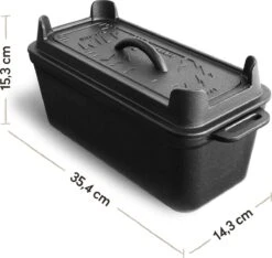 Burnhard Gietijzeren Broodpan 3,5 L - Broodbakvorm 18 Burnhard Gietijzeren Broodpan 3,5 L - Broodbakvorm -Woonkeuken Winkel 1200x1136 1