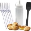 Ocina Poffertjespan Accessoires Set - Doseerfles - Poffertjes Spuitfles - 6x Poffertjes Vork - Kwast - Siliconen Kwast - Bakkwast - Gratis Poffertjes E-Book 2 Ocina Poffertjespan Accessoires Set - Doseerfles - Poffertjes Spuitfles - 6x Poffertjes Vork - Kwast - Siliconen Kwast - Bakkwast - Gratis Poffertjes E-Book -Woonkeuken Winkel 1200x1148