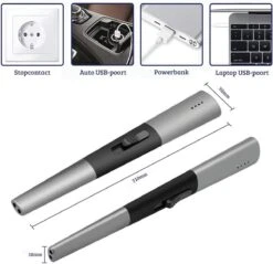 Allkinds Lange Elektrische Plasma Aansteker - USB Oplaadbaar - Vlamloze Elektrische Aansteker Voor Keuken, Kaars, BBQ Of Openhaard - Zwart - In- En Outdoor - Chique Design 11 Allkinds Lange Elektrische Plasma Aansteker - USB Oplaadbaar - Vlamloze Elektrische Aansteker Voor Keuken, Kaars, BBQ Of Openhaard - Zwart - In- En Outdoor - Chique Design -Woonkeuken Winkel 1200x1162 1
