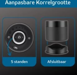 GOV Elektrische Peper- En Zoutmolen Zwart XL Set Oplaadbaar - Pepermolen - Peper En Zoutstel -Woonkeuken Winkel 1200x1162 9