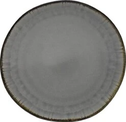 Serviesset 6 Personen - Evia Glacé - Lichgrijs / Zwart - 24-delig -Woonkeuken Winkel 1200x1164