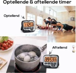BanGosa® Magnetisch Digitale Kookwekker - Timer - RVS - Keukenwekker Digitaal - Digitale Keuken Timer - Stopwatch Met Magneet -Woonkeuken Winkel 1200x1164 3