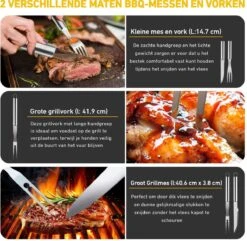 Saveur Royal® 35-delige Barbecue Gereedschapset In Roestvrij Staal - BBQ Grill Set Met Draagtas - Barbecuegerei-sets - Barbecue Accessoires Gereedschap - 35-delig 22 Saveur Royal® 35-delige Barbecue Gereedschapset In Roestvrij Staal - BBQ Grill Set Met Draagtas - Barbecuegerei-sets - Barbecue Accessoires Gereedschap - 35-delig -Woonkeuken Winkel 1200x1170 2