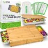 Ecowize 3-in-1 Bamboe Snijplank Met Opvangbak - Snijplank Hout Incl. 3 Roestvrijstalen Opvangbakjes Met Bamboe Deksel, 4 Inzetbare Raspen - Groentesnijder, Hakblok, Borrelplank, Tapasplank, Broodplank - 40x30cm - Duurzaam Cadeau 1 Ecowize 3-in-1 Bamboe Snijplank Met Opvangbak - Snijplank Hout Incl. 3 Roestvrijstalen Opvangbakjes Met Bamboe Deksel, 4 Inzetbare Raspen - Groentesnijder, Hakblok, Borrelplank, Tapasplank, Broodplank - 40x30cm - Duurzaam Cadeau -Woonkeuken Winkel 1200x1175 5