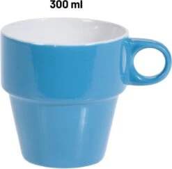 Orange85 Koffiekopjes - Met Houder - Set Van 6 - Gekleurd - 300 Ml - Keramiek -Woonkeuken Winkel 1200x1179