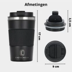 Castagnola Design RVS Koffiebeker To Go - Zwart - 380ml - Thermosbeker - Theebeker 17 Castagnola Design RVS Koffiebeker To Go - Zwart - 380ml - Thermosbeker - Theebeker -Woonkeuken Winkel 1200x1191 1
