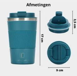 Castagnola Design RVS Koffiebeker To Go - Blauw - 380ml - Thermosbeker - Theebeker 16 Castagnola Design RVS Koffiebeker To Go - Blauw - 380ml - Thermosbeker - Theebeker -Woonkeuken Winkel 1200x1191 3
