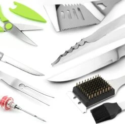 Saveur Royal® 35-delige Barbecue Gereedschapset In Roestvrij Staal - BBQ Grill Set Met Draagtas - Barbecuegerei-sets - Barbecue Accessoires Gereedschap - 35-delig 23 Saveur Royal® 35-delige Barbecue Gereedschapset In Roestvrij Staal - BBQ Grill Set Met Draagtas - Barbecuegerei-sets - Barbecue Accessoires Gereedschap - 35-delig -Woonkeuken Winkel 1200x1195 11