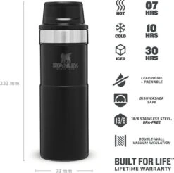 Stanley Trigger-Action Travel Mug 0.47L - Thermosfles - Matt Black -Woonkeuken Winkel 1200x1195 12