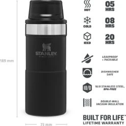 Stanley Trigger-Action Travel Mug 0.47L - Thermosfles - Matt Black -Woonkeuken Winkel 1200x1198 15