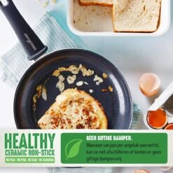 GreenChef Soft Grip Pannenset - 10-Delig - Keramisch - Inductie 13 GreenChef Soft Grip Pannenset - 10-Delig - Keramisch - Inductie -Woonkeuken Winkel 1200x1200 127