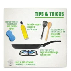 GreenChef Soft Grip Pannenset - 10-Delig - Keramisch - Inductie 15 GreenChef Soft Grip Pannenset - 10-Delig - Keramisch - Inductie -Woonkeuken Winkel 1200x1200 128