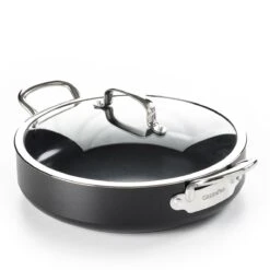 GreenPan Barcelona Infinity Pro Hapjespan Met Deksel 30cm - Zwart - Inductie - PFAS-vrij 27 GreenPan Barcelona Infinity Pro Hapjespan Met Deksel 30cm - Zwart - Inductie - PFAS-vrij -Woonkeuken Winkel 1200x1200 140