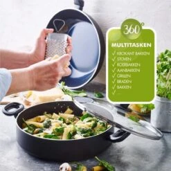 Greenpan Torino Keramische Hapjespan - 28 Cm - Met Glazen Deksel 24 Greenpan Torino Keramische Hapjespan - 28 Cm - Met Glazen Deksel -Woonkeuken Winkel 1200x1200 22