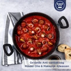 Westinghouse Hapjespan Inductie - Ø 32 Cm - Zwart Marmer - Met Deksel 17 Westinghouse Hapjespan Inductie - Ø 32 Cm - Zwart Marmer - Met Deksel -Woonkeuken Winkel 1200x1200 241