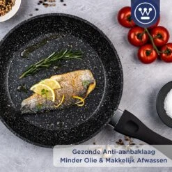 Westinghouse Koekenpan Inductie - Ø 24 Cm - Zwart Marmer - Geschikt Voor Alle Warmtebronnen 15 Westinghouse Koekenpan Inductie - Ø 24 Cm - Zwart Marmer - Geschikt Voor Alle Warmtebronnen -Woonkeuken Winkel 1200x1200 249