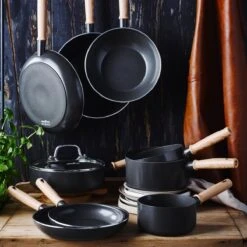 GreenChef Vintage Wokpan 28cm/3.7L - Zwart - Inductie - PFAS-vrij 13 GreenChef Vintage Wokpan 28cm/3.7L - Zwart - Inductie - PFAS-vrij -Woonkeuken Winkel 1200x1200 3