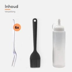 Ocina Poffertjespan Accessoires Set - Doseerfles - Poffertjes Spuitfles - 6x Poffertjes Vork - Kwast - Siliconen Kwast - Bakkwast - Gratis Poffertjes E-Book 14 Ocina Poffertjespan Accessoires Set - Doseerfles - Poffertjes Spuitfles - 6x Poffertjes Vork - Kwast - Siliconen Kwast - Bakkwast - Gratis Poffertjes E-Book -Woonkeuken Winkel 1200x1200 358