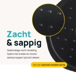 MOA Gietijzeren Braadpan - Inhoud 7,1 Liter - 29CM - Rond - Alle Warmtebronnen - Ook Voor Inductie - Gewicht 7,6 Kg - Zwart - MC29B 15 MOA Gietijzeren Braadpan - Inhoud 7,1 Liter - 29CM - Rond - Alle Warmtebronnen - Ook Voor Inductie - Gewicht 7,6 Kg - Zwart - MC29B -Woonkeuken Winkel 1200x1200 368