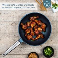 Westinghouse Performance Series - Wokpan Inductie - 28cm Luxe Wok Met Deksel - Blauw - Geschikt Voor Alle Warmtebronnen 17 Westinghouse Performance Series - Wokpan Inductie - 28cm Luxe Wok Met Deksel - Blauw - Geschikt Voor Alle Warmtebronnen -Woonkeuken Winkel 1200x1200 388