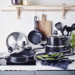 GreenPan Memphis Pannenset - 20-delig - Zwart - Inductie - PFAS-vrij 14 GreenPan Memphis Pannenset - 20-delig - Zwart - Inductie - PFAS-vrij -Woonkeuken Winkel 1200x1200 395