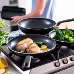 GreenPan Memphis Koekenpannenset - 3-delig - Zwart - Inductie - PFAS-vrij -Woonkeuken Winkel 1200x1200 427