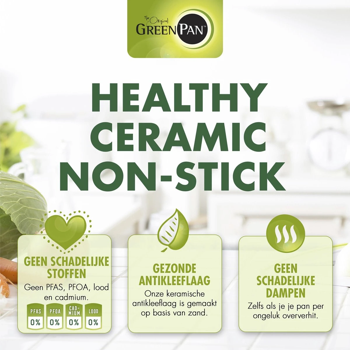 GreenPan Mayflower Wok - Ø 28 Cm - Keramisch - Inductie 14 GreenPan Mayflower Wok - Ø 28 Cm - Keramisch - Inductie - Afbeelding 12