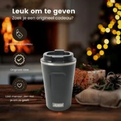 LaCardia Koffiebeker To Go Premium Zwart – Thermosbeker – Theebeker – 380ML – Herbruikbaar 16 LaCardia Koffiebeker To Go Premium Zwart – Thermosbeker – Theebeker – 380ML – Herbruikbaar -Woonkeuken Winkel 1200x1200 518