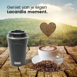 LaCardia Koffiebeker To Go Premium Zwart – Thermosbeker – Theebeker – 380ML – Herbruikbaar 19 LaCardia Koffiebeker To Go Premium Zwart – Thermosbeker – Theebeker – 380ML – Herbruikbaar -Woonkeuken Winkel 1200x1200 519