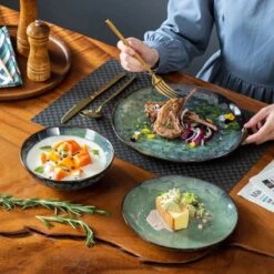 Serviesset 8 Personen - 24 Delig - Handgemaakt Keramiek - Vancasso Groen 10 Serviesset 8 Personen - 24 Delig - Handgemaakt Keramiek - Vancasso Groen -Woonkeuken Winkel 1200x1200 578