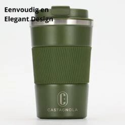 Castagnola Design RVS Koffiebeker To Go - Groen - 380ml - Thermosbeker - Theebeker 13 Castagnola Design RVS Koffiebeker To Go - Groen - 380ml - Thermosbeker - Theebeker -Woonkeuken Winkel 1200x1200 615