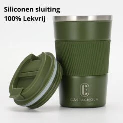 Castagnola Design RVS Koffiebeker To Go - Groen - 380ml - Thermosbeker - Theebeker 14 Castagnola Design RVS Koffiebeker To Go - Groen - 380ml - Thermosbeker - Theebeker -Woonkeuken Winkel 1200x1200 616