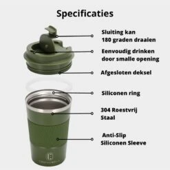 Castagnola Design RVS Koffiebeker To Go - Groen - 380ml - Thermosbeker - Theebeker 16 Castagnola Design RVS Koffiebeker To Go - Groen - 380ml - Thermosbeker - Theebeker -Woonkeuken Winkel 1200x1200 618